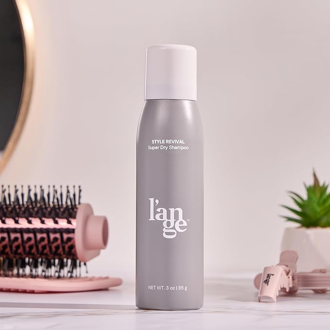 L'ANGE HAIR Style Revival Super Dry Shampoo Spray | Refreshes Hair and Absorbs Oil | Volumizing Dry Shampoo | Adds Texture and Body for Styling | Dry Hair Shampoo For Women
