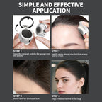 Hairline Powder 24H Stain-Proof, Root Touch Up Hair Color for Gray Coverage,Bald Spot Concealing Hair Shadow Powder for Women & Men,Natural-Looking (Black)