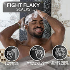 Shampoo for Men - Tea Tree Oil and Peppermint - Sulfate Free, Paraben Free - Clarifying, Refreshing, Volumizing & Moisturizing Hair Thickening Formula - Ideal for Oily Hair, Dry Scalps and Build Up