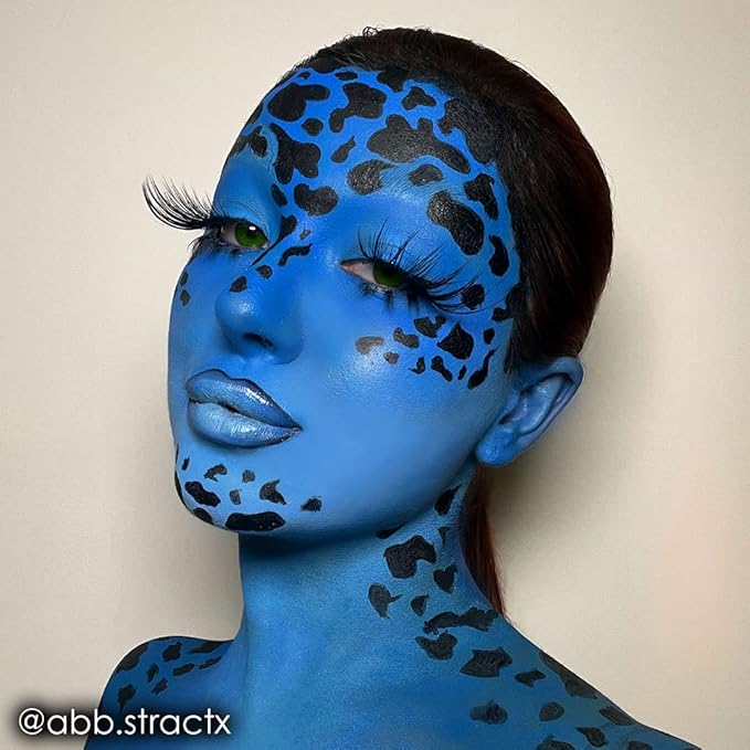 Mehron Makeup Paradise Makeup AQ Refill Size | Stage & Screen Performance, Face & Body Painting, Beauty, Cosplay, and Halloween | Water Activated Face Paint, Body Paint .25 oz (7 ml) (LAGOON BLUE)