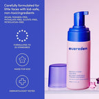 Evereden Kids Face Wash: Melon Juice, 3.4 fl oz. | Gentle Skin Care | Clean and Non-toxic Face Wash | Kids Skin Care