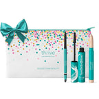 Thrive Causemetics Award-Winning Trio Kit, Makeup Gift Set for Women, Liquid Lash Extensions Mascara (Brynn), Brilliant Eye Brightener Highlighter Stick (Stella), Infinity Waterproof Eyeliner (Lauren)