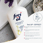 frei öl skincare oil – fast absorbing, nourishes skin soft and smooths – excellent as body oil for stretch marks removal and vitamin e oil for scars, microbiome-friendly and vegan, 125 ml / 4.23 Fl Oz