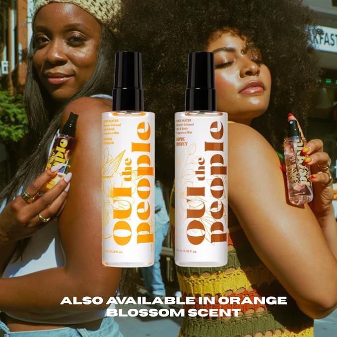 OUI the People BODY WATER, Mineral-Infused Hair & Body Spray Fragrance Mist, Hydrating Hair Perfume for Women, Moisturizing Body Mist for Women, Soak Honey Scent with Neroli, Sandalwood & More
