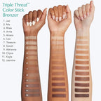 Thrive Causemetics Triple Threat Color Stick: Cream Bronzer & Contour Stick with Vitamin E, Evening Primrose Oil, Waterproof Smudge Proof Face Makeup Formula, Kayla (Deep Golden)
