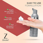 Zocular ZocuFoam Eyelid Cleanser - Foaming Eyelid Scrub - Natural pH Balanced Solution - 1.7 FL OZ (50mL)