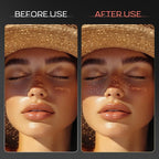 Rose Gold Glitter Freckles Face Tattoo, Sparkle Face Glitter Speckles, 4pcs Makeup Patches