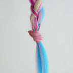 MEEDEE 100 Pack Rosy Mauve Color Hair Ties For Women No Crease Soft Elastic Ribbon No Damage Pink Hair Ties Knotted Ouchless Hair Ribbon Yoga Hair Ribbons Elastic Bracelets