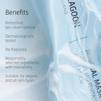 Blue Lagoon Hydrating Overnight Mineral Face Mask, Lightweight Gel Mask For Intense Hydration & Boosts Skin’s Moisture Level, Use for Overnight Hydration Treatment, 2.5 oz