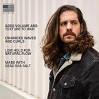 Beardbrand Sea Salt Spray for Men – Texturizing Hair Mist with Pearl Snap Scent | Adds Volume & Natural Matte Finish | Beach Waves, Lightweight Hold – 3.4 oz