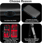 Manicure Kit, OKOM Manicure Set, Mens Grooming Kit, Nail Care Set, Manicure Kit for Men and Women,Nail Kit,Grooming Kit,Nail Clipper Set,Stocking Stuffers,Stocking Stuffers for Teen Boys,Gifts for Men