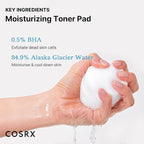 COSRX Propolis Toner Pads 70 Sheets, BHA, Gentle Daily Exfoliant for Sensitive Skin, Preventing Breakouts, Moisturizing, Nourishing, Blemish Care, Korean Skin Care