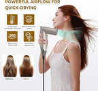 Hair Dryer Brush 5 in 1, Blow Dryer Brush Set with Air Curler Wrap Hair Styler, Negative Ionic Blow Dry Brush, Detachable Hair Tool for Curling, Volumizer,Straightener,Drying