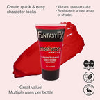 Mehron Makeup Fantasy FX Cream Makeup | Water Based | Halloween | Red Face & Body Paint For Adults 1 fl oz (30ml) (RED)