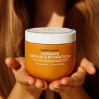 VAO Deep Conditioning Hair Mask for Damaged Hair – Intensive Hydrating Hair Treatment with Argan Oil, Shea Butter, Keratin, Hyaluronic Acid – Deep Conditioner for All Hair Types – 11.8 Fl Oz