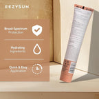 BARE Tinted Sunscreen SPF 50 – Non-Greasy, Water-Resistant, Vegan & Reef-Safe with Hyaluronic Acid & Jojoba Oil – 1.69 fl oz – Tan