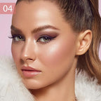 Boobeen 5-Color Eyeshadow Palette, Brown Neutral Tones with Matte Shimmer Glitter Finishes, Long-Lasting Everyday Makeup Palette，Blendable & Pigmented,Travel-Friendly