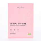 SUN & GLOW VEGAN LIFTING UP MASK Featuring a blend of Herbal Ingredients and Components Soothing and Moisturizing Sensitive Skin Korean Skincare Home Care Skincare Mask (0.88oz 25g 5Packs)