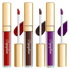 3Pc Matte Liquid Lipsticks for Women Red Lipstick Brown Lisptick Purple Lipstick Cruelty Free Long Lasting Lip Makeup, DM15+22+29