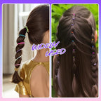 Teenitor 36 Colors Rubber Bands for Hair Small, 2300pcs Elastics Hair Ties for Baby with Styling Tools, Hair Accessories for Girls Toddlers