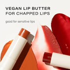 Melixir Vegan Lip Butter (12 Shades) Holiday Gift for Women & Teen Girls, Christmas Stocking Stuffer, Small Beauty Gift, Hydrating Tinted Balm for Winter, Shea Butter, Korean Skincare – 11 Autumn Rain