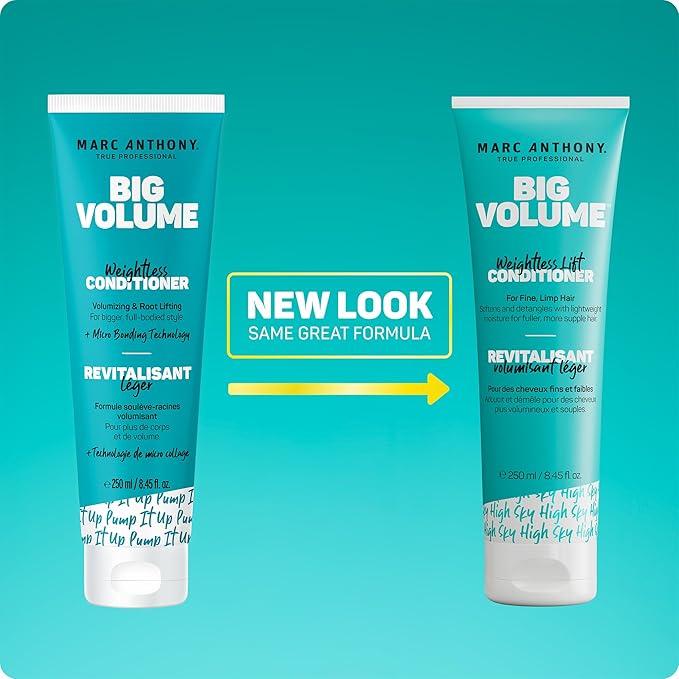 Marc Anthony Big Volume Conditioner, Weightless Moisture for Voluminous Hair