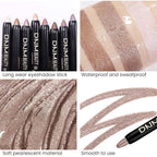 evpct 2Pcs Cream Eyeshadow Sticks Set for Eyes Waterproof, Taupe Shimmer Matte Eye shadow Stick Pencil Pen Bulk sombras en crema para ojos 19+19
