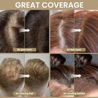 VOLLUCK Root Touch up Powder, Instant Hairline Powder for Thinning Areas and Gray Hair Coverage, Natural and Non-greasy Root Cover up for Women and Men (Blonde, 0.14 Ounce)