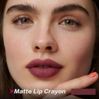 FOCALLURE Ultra Chic Lipstick,Rich Vitamin E Lip Crayon,Lightweight Color without Drying or Fading,Long Lasting Waterproof Lips Makeup,STUDDED KISS