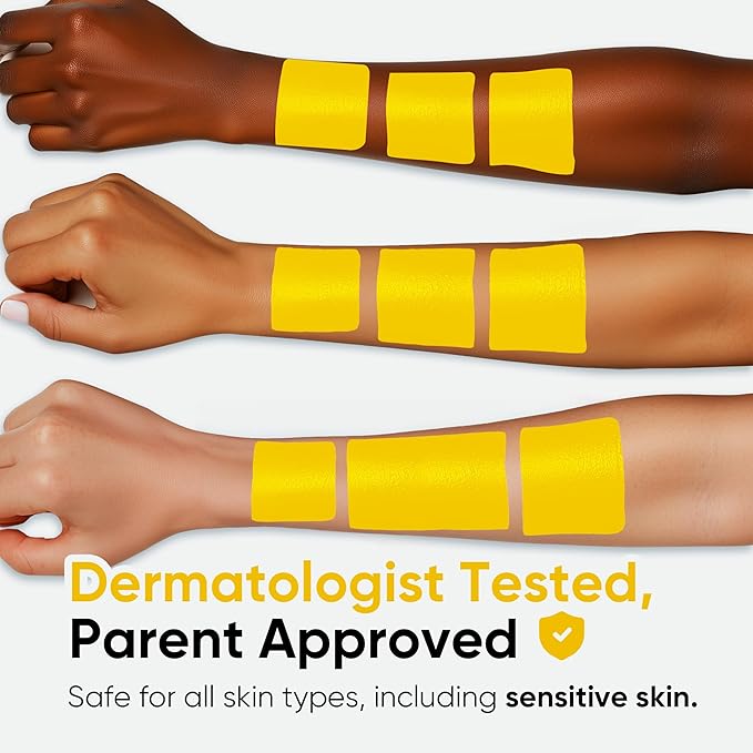 Blue Squid PRO Yellow Face Paint Stick - Waterproof Body Paint for Adults & Kids Eye Black Baseball, Softball - Vegan Hypoallergenic Twist-Up Non-Toxic Makeup Stick for Cosplay, Sports & SFX