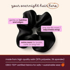 Cobana Satin Sleep Scrunchie Gift Set – No-Damage Silk Hair Ties for Crease-Free Styling – Soft, Gentle Hair Accessories in Travel Pouch – Ideal for Women, Teens, Self-Care & Holiday Gifting