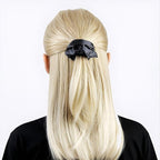 Scrunchies for Women Pack of 30 - Soft Black Hair Accessories Set, Seamless Thick Hair Ties Big Small Size Satin Scrunchie for Girls, Daily Use, Back to Shool Gifts for Her