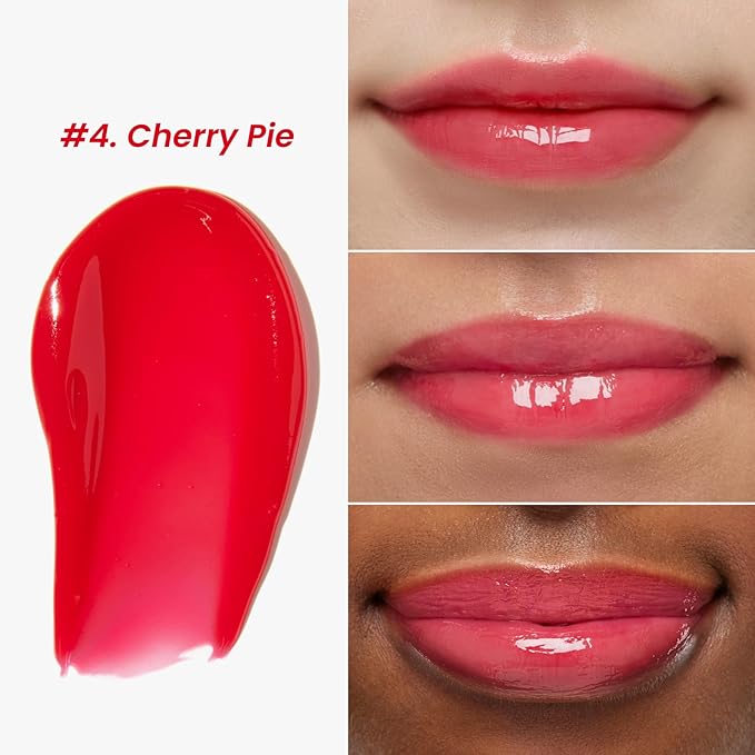 CNP Propolis Jelly Tinted Lipcerin™ - 04 Cherry Pie, Hydrating Lip Balm & Gloss with Manuka Honey + Hyaluronic Acid, Stocking Stuffers, Gifts for Women, 0.3 fl.oz.