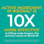 Nizoral Anti-Dandruff Shampoo with 1% Ketoconazole, 14 Fl Oz, Peppermint and Tea Tree Scent, Anti Fungal Shampoo, For All Hair Types