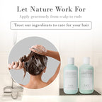 VoCÊ Haircare Gentle Wash Vegan & Cruelty-Free Shampoo | Clean Haircare, Color Safe, Paraben and Sulfate Free, Ultra Radiance, Hydrating, Shine Enhancing (8.5 oz | 250 ml)