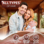 Salicylic Acid Shampoo and Conditioner Set - Scalp Exfoliator Formula for Flakes - Anti Dandruff and Itch Relief for Women and Men - Sulfate and Paraben Free - For Dry, Flaky, Itchy and Oily Hair