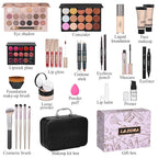 All in One Makeup Kit Makeup Kit for Women Full Kit Makeup Set Multipurpose Bundle Holiday Gift Box Essential Starter Bundle Include Full Make up Kit for Women (Box3)