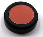 Dusty Coral Peach Pink Orange Sunkissed Shimmering Shimmer Pressed Powder Single Eyeshadow; Talc, Paraben & Cruelty Free