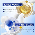 Retinol Eye Cream, Hydrating Under Eye Care Daily Wrinkle Cream, Infused with AHA30% to Smooth and Hydrate Skin, Eye Crea for Dark Circles Treatments, Reduce Under Eye Bags, Smooth Wrinkles