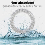 JessLab Spiral Hair Ties for Women, 10-Pack Traceless No-Damage Ponytail Holders, Coils Hair Bands for Girls, Assorted Colors