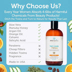 Era Organics Manuka Honey Dry Scalp Shampoo - Sulfate Free, Soothing and Moisturizing for Damaged Hair - Family Friendly for Women or Men