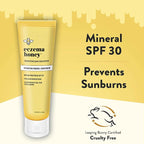 Eczema Honey Hydrating Mineral Sunscreen - Lightweight SPF 30 Sun Cream - Body & Face Sunscreen for All Ages (1.7 Oz)