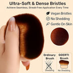 Self Tanner Brush – Extra Large Kabuki Applicator for Self Tanning, Sunless Tanning & Body Foundation | Streak-Free Arc Design for Flawless Full Coverage on Legs, Arms, Back, Chest, Face & Feet
