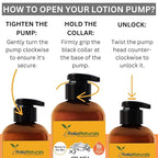 RaGaNaturals Natural Mango Shea Butter Lotion - Tropical Lotion with Vitamin E, B5, Argan & Avocado Oil - Refreshing, Hydrating & Nourishing Moisturizer - Vegan, Cruelty-Free & Paraben Free - 8 Oz