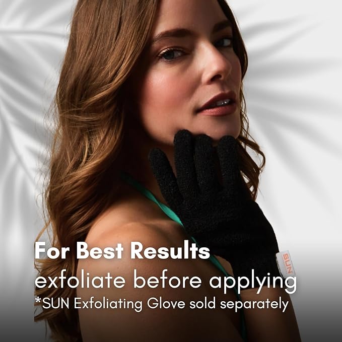 Sun Laboratories By Giesee Ultra Dark Sunless Tanning Lotion 8 oz - Premium Tanning Lotion for Instant Glow, Organic Self Tanner, Perfect for Body, Face, and Leg Bronzing