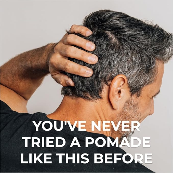 DS Labs Revita Matte Pomade - Medium Hold Styling Cream for Thicker Looking Hair, With Biotin, Caffeine & Beeswax, Water Based, Matte Finish, No Flakes, 3.3 fl oz