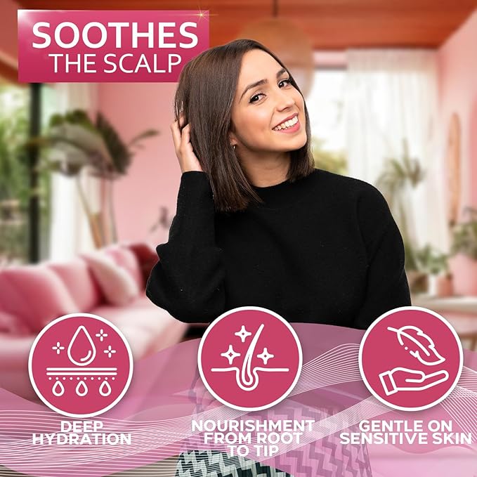 Apple Cider Vinegar Shampoo - Sulfate Paraben and Silicon Free Anti Dandruff Product for Women and Men - Deeply Moisturizing Formula - Dry Scalp Treatment for Oily Hair – Professional Grade Products