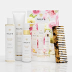 PHILIP B. Weightless Volumizing Miracle Kit ($205 Value) - Limited Edition Set Includes Shampoo, Conditioner and Weightless Miracle Serum + Bonus Detangling Comb