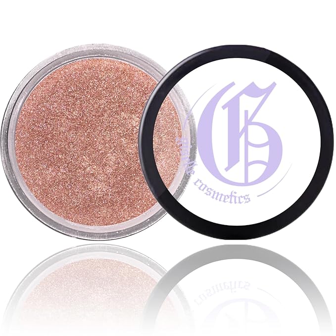 Selfish Bronzer: Organic Makeup Palette with Eyeshadow, Highlighter, Face Powder, Contour, Travel Size - Glow, Gold Digger, Dark Bronzer, Loose Powder