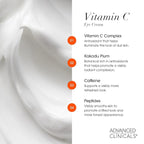 Advanced Clinicals 3 Pack Glow Getter Vitamin C Skin Care Set | Brightening Vitamin C Serum + Facial Cleanser Face Wash + Under Eye Cream For Dark Spots | Anti Aging Gift Set Box For Women & Men, 3PC